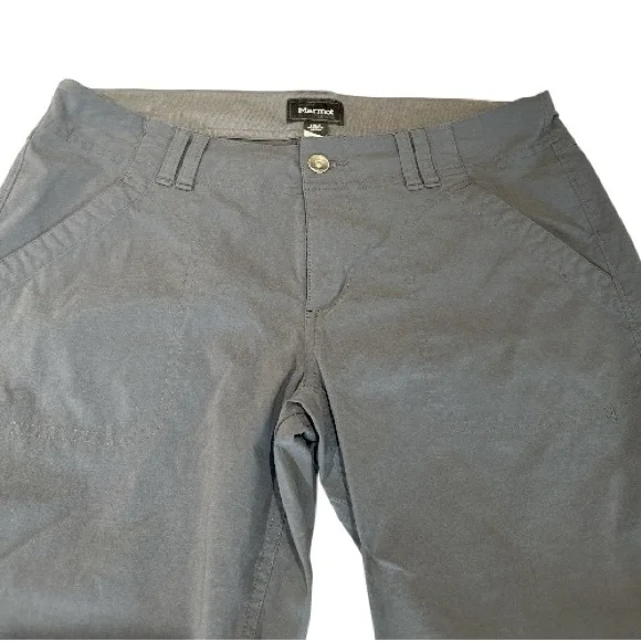 Marmot Convertible Zip-Off Pants Gray Women's Size 10 - Picture 3 of 10